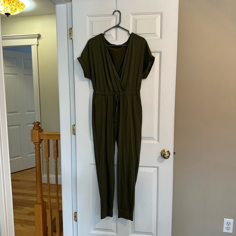 NWOT Olive Green Women's Jumpsuit